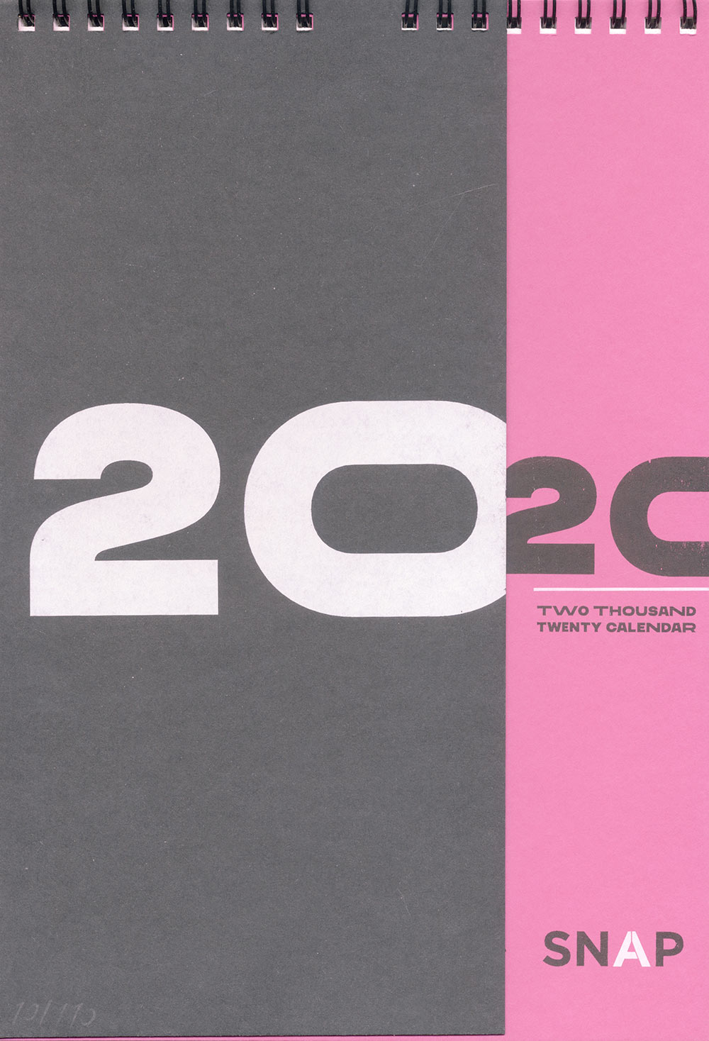 2020 Calendar Cover