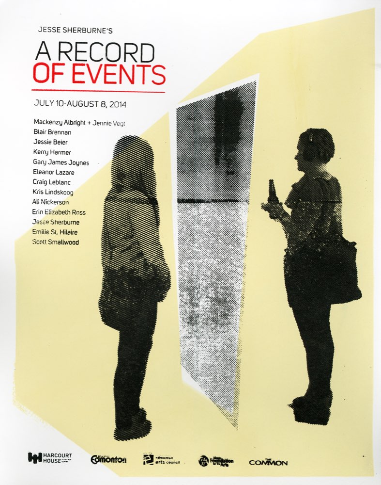 A Record of Events Exhibition Poster
