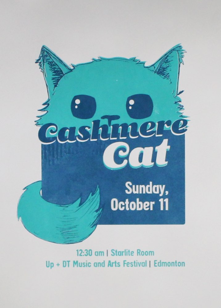 UP DT Music Festival Poster Cashmere Cat