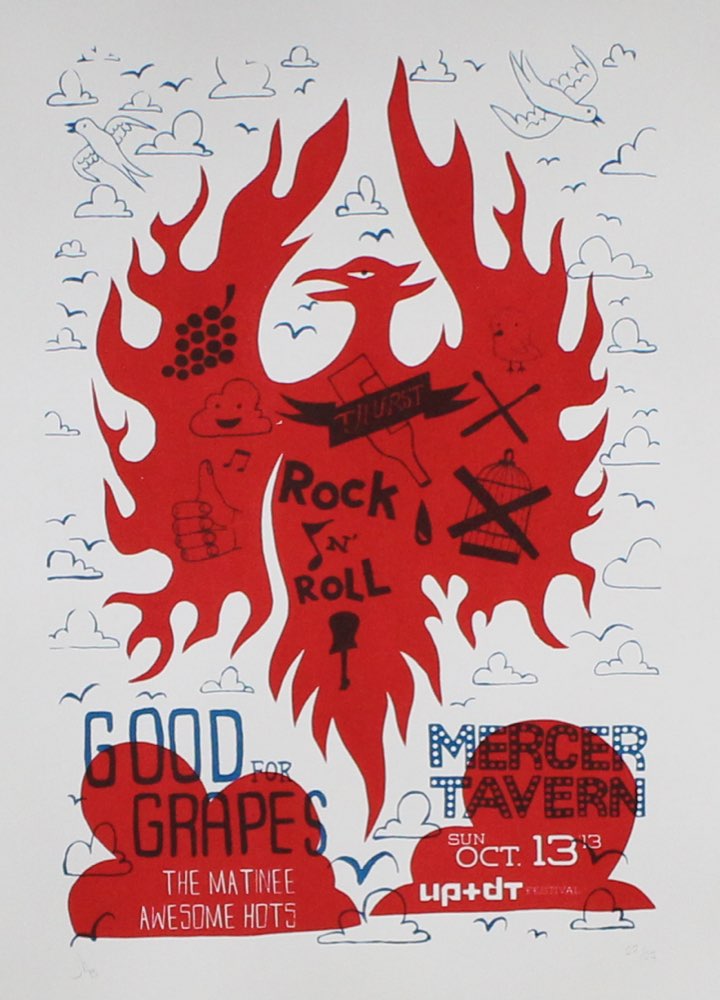 UP DT Music Festival Poster Good for Grapes