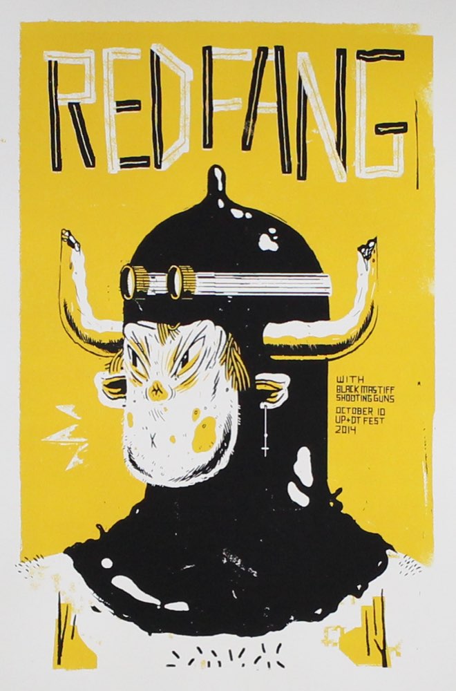 UP DT Music Festival Poster Red Fang