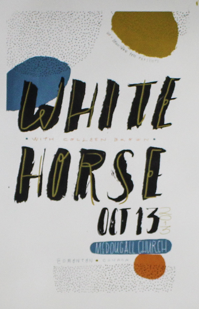 UP DT Music Festival Poster White Horse
