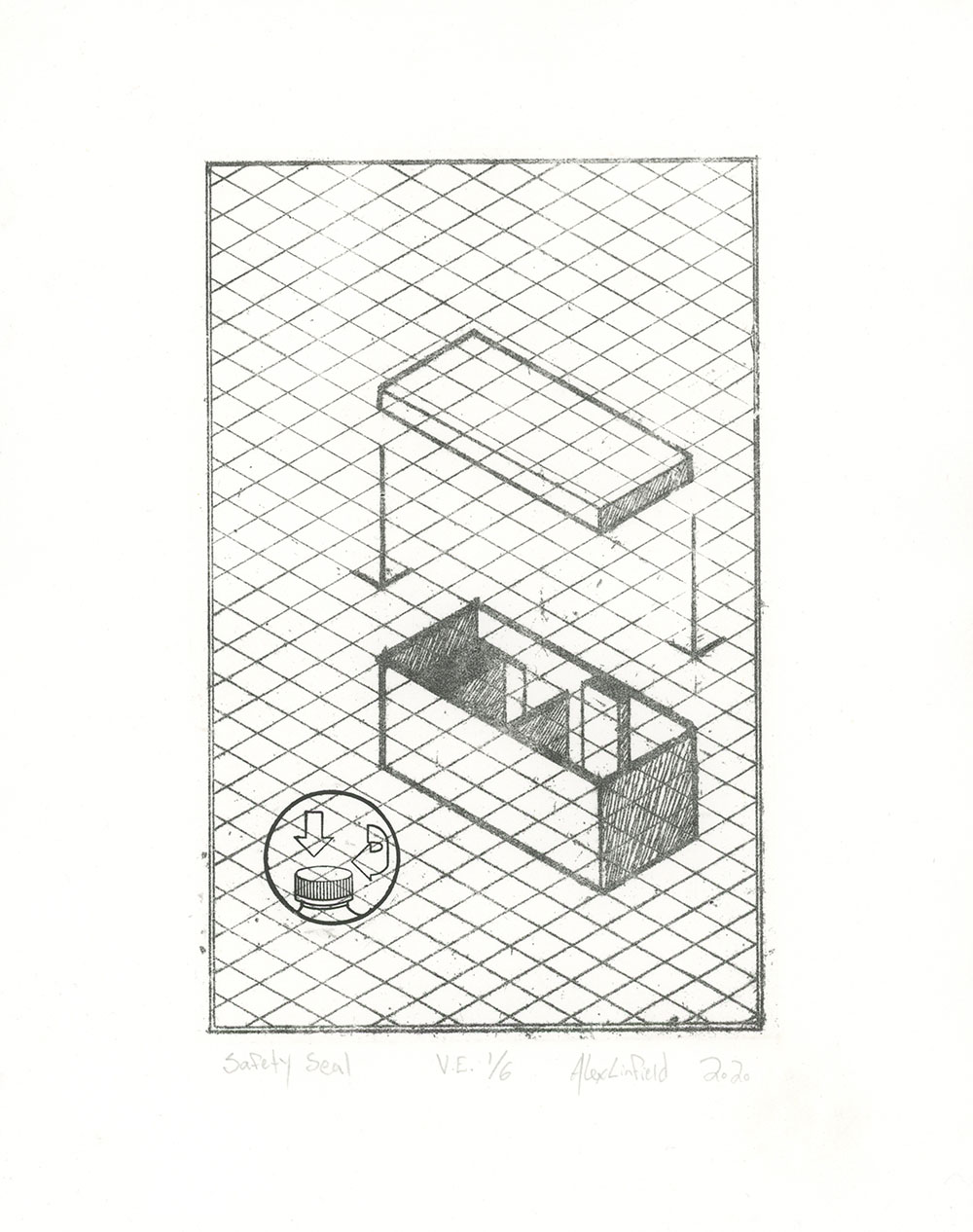 Alex Linfield, Safety Seal, 2020.046